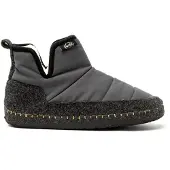 Nuvola Nuvola. Pantufa 'Boot New Wool' cinzento escuro