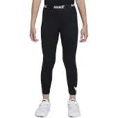 Nike Calças de desporto preto / branco