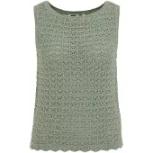 We fashion Top de malha verde claro
