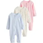 Next Pijama bege / azul claro / rosa claro / branco