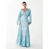 Willa Vestido 'Golden' azul claro