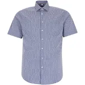 Seidensticker Camisa marinho / branco