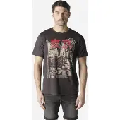KOROSHI Camisa bege / cinzento / antracite / vermelho claro
