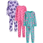 Next Pijama esmeralda / lavanda / roxo escuro / rosa