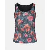 KOROSHI Top verde / vermelho / preto
