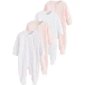 Next Pijama verde / cor-de-rosa / rosé / branco