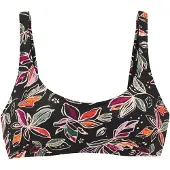 Buffalo Top de biquíni bege claro / lavanda / laranja / preto