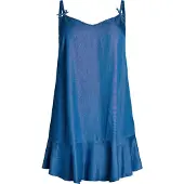 Zizzi Vestido de verão 'Vmille' azul ganga