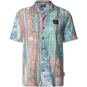 Carlo colucci Camisa azul claro / cinzento / verde pastel / rosa