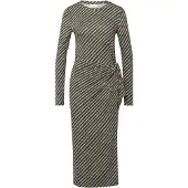 Comma Vestido oliveira / branco