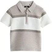 Next Pullover estuque / bege escuro / branco