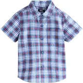Next Camisa navy / azure / vermelho vivo / branco