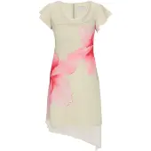 Usha Vestido bege claro / rosa / cor-de-rosa