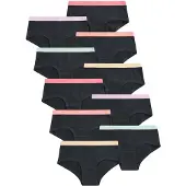 Next Cueca verde claro / roxo claro / rosa / preto