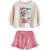 Next Conjuntos creme / azul / vermelho