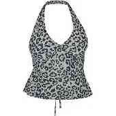 Faina Top 'Festive' cinzento / preto