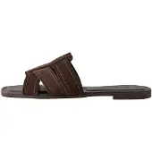 Next Sapato aberto 'Forever Comfort' chocolate
