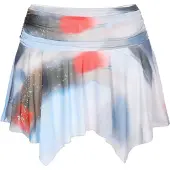 Mymo Saia 'Young Fashion' ecru / azul claro / cinzento escuro / vermelho