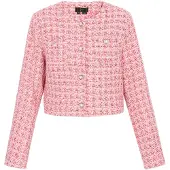 Faina Blazer 'Festive' cor-de-rosa / vermelho sangue / branco