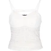 Faina Top 'Festive' offwhite