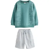Ted Baker Conjuntos cinzento claro / esmeralda / branco