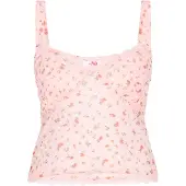 Mymo Top 'Young Fashion' verde / rosé / vermelho