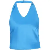 Faina Top 'Festive' azul real