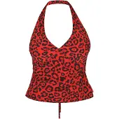 Faina Top 'Festive' vermelho / preto