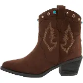 Lipsy Botas de cowboy azure / chocolate / castanho claro / ouro