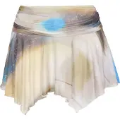 Mymo Saia 'Fashion' azul / amarelo claro / lamacento / branco