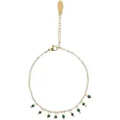 Usha Pulseira ouro / esmeralda