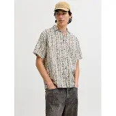 Jack & Jones Camisa De Manga Curta Bluelyon Print Dobby