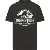 Merchcode Camiseta De Manga Curta Jurassic Park Distressed Oversized