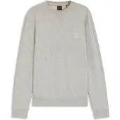 BOSS para homem. 50509323 Camisola Westart cinzenta clara (L), Casual, Cinza, Algodão