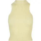 Urban Classics Top de malha amarelo claro