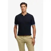 Superdry Polo De Manga Curta Knitted Texture
