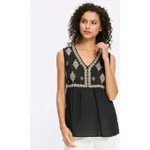 HEINE Blusa bege / preto