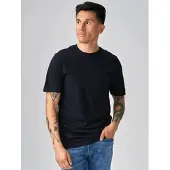 TeeShoppen Camisa ' Organic Basic ' navy