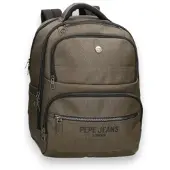 Pepe Jeans para homem. PM1200014 Mochila Berwick verde (OSFA), Casual, Poliéster