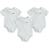 Nike Kids Body De Manga Curta Swoosh 3 Unidades
