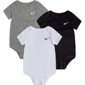 Nike Macacão/Body acinzentado / preto / branco