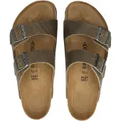 Birkenstock Sandálias Arizona Natural Leather Oiled
