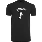 Mister tee Camisa 'Homeboy' preto / branco