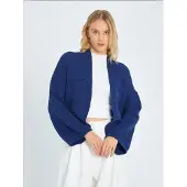 MixRay Casaco de malha 'Strickjacken' navy