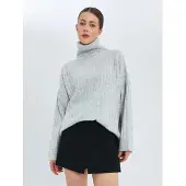 MixRay Pullover 'Pullover' cinzento