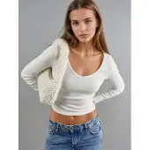 Busem Camisa branco lã