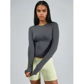 Busem Camisa cinzento escuro