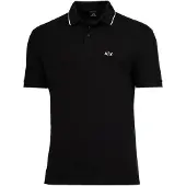 Armani Exchange Camisa preto / branco