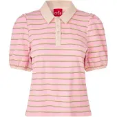 Crãs Top ' Kleocras ' bege / cor-de-rosa