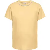 ONLY Maternity Camisa 'OLMCHELSEA' amarelo / branco pérola